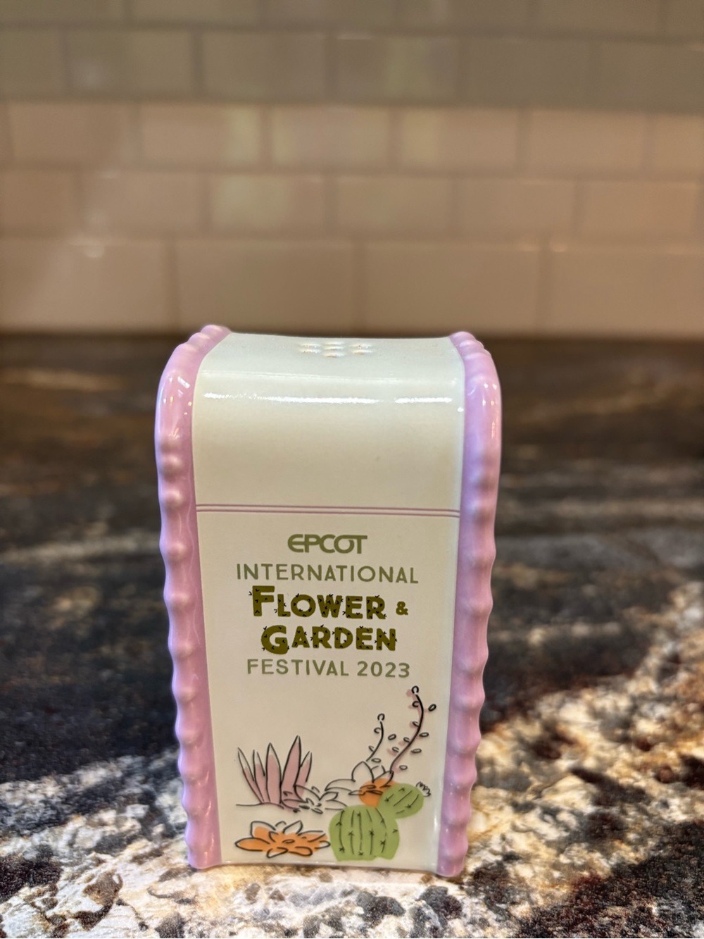 EPCOT Flower & Garden Festival figment Salt pepper Shaker, home